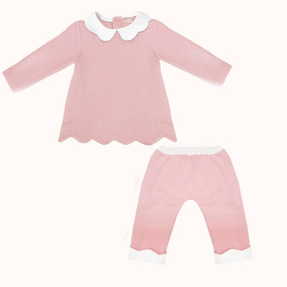 Conjunto de 2 Peças Sem Pés Diamante Rosa Velho - Pim-Pam-Pum Baby