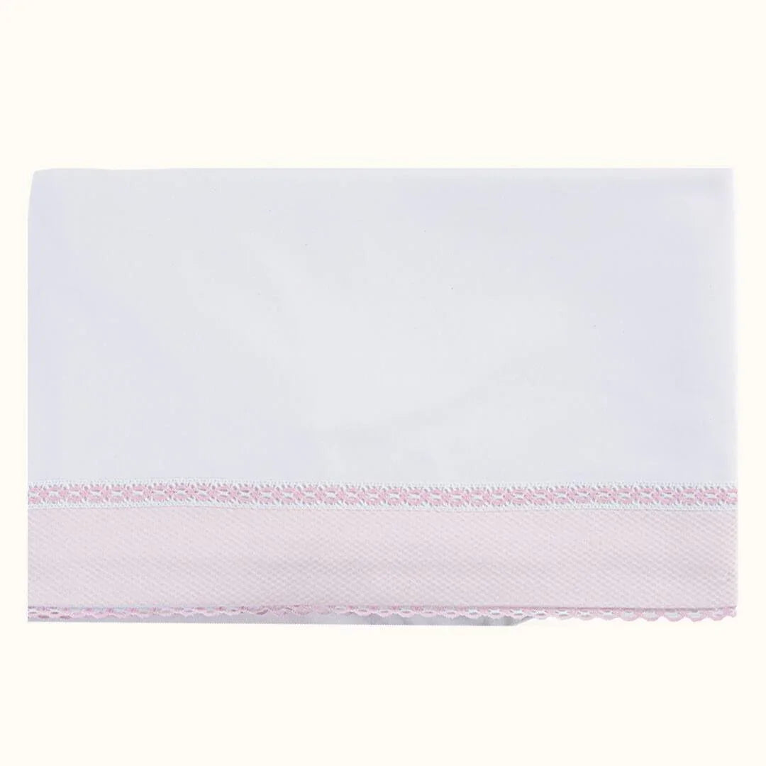 conjunto-lencois-candy-branco-com-barra-rosa-pim-pam-pum-baby-17476 - Pim-Pam-Pum Baby