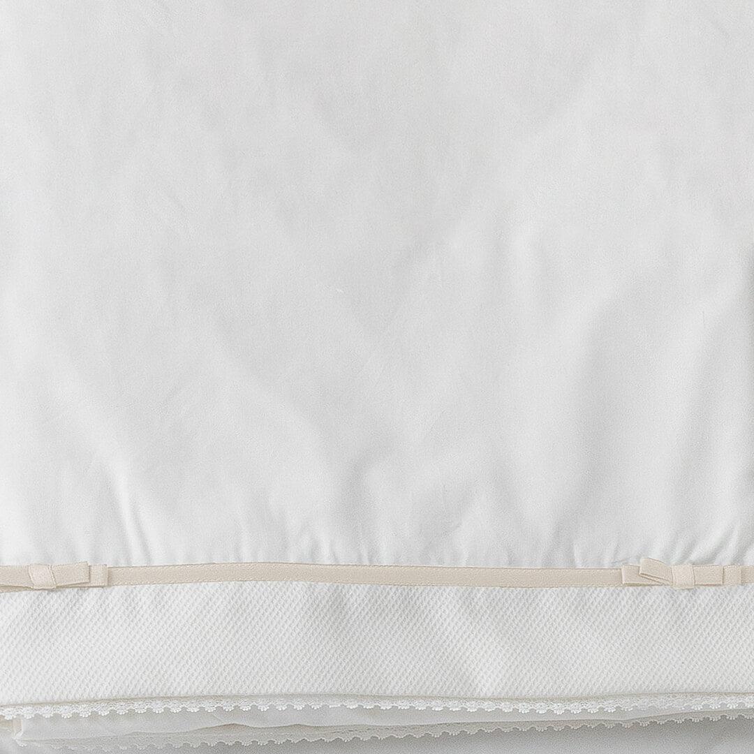 Conjunto Lençóis Romantic Bege Pérola - Pim-Pam-Pum Baby