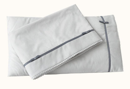 Conjunto Lençóis Romantic Cinza - Pim-Pam-Pum Baby