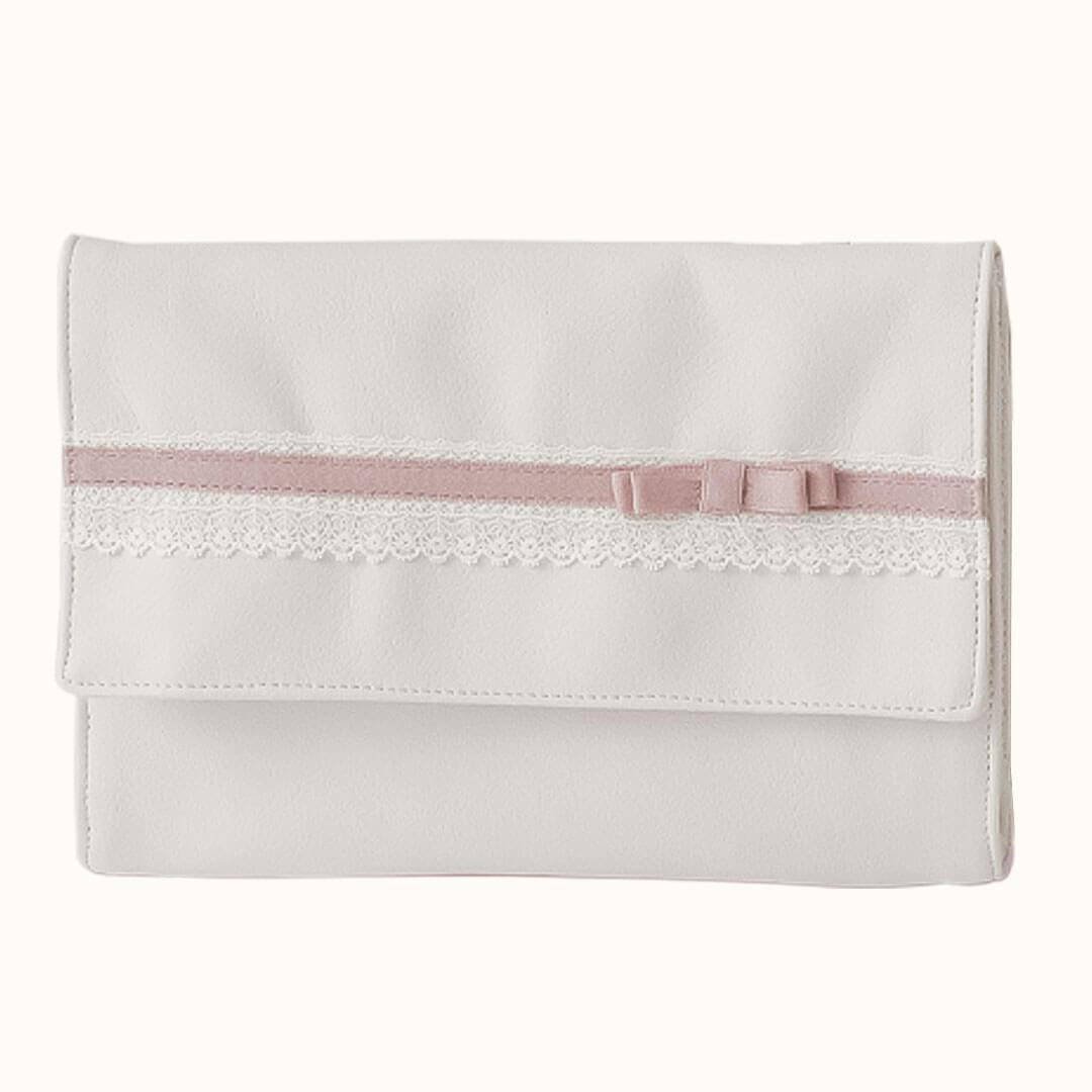 Conjunto Mala Maternidade Romantic Bege/Rosa Velho - Pim-Pam-Pum Baby