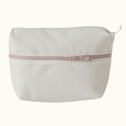 Conjunto Mala Maternidade Romantic Bege/Rosa Velho - Pim-Pam-Pum Baby