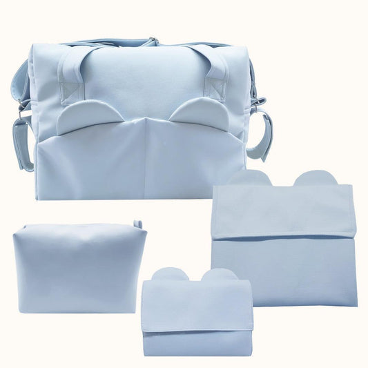 conjunto-mala-maternidade-teddy-azul-pim-pam-pum-baby-38312 - Pim-Pam-Pum Baby