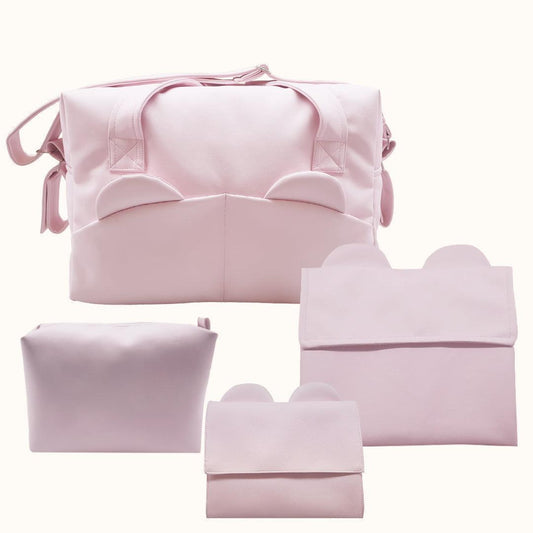 conjunto-mala-maternidade-teddy-rosa-pim-pam-pum-baby-80493 - Pim-Pam-Pum Baby