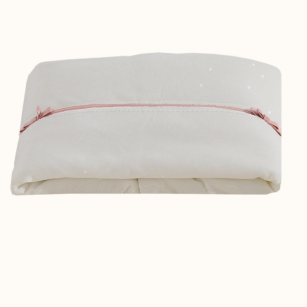 Conjunto Primeira Roupa Romantic 1 Bege/Rosa Velho - Pim-Pam-Pum Baby