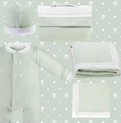 Conjunto Primeira Roupa Sweet Verde - Pim-Pam-Pum Baby