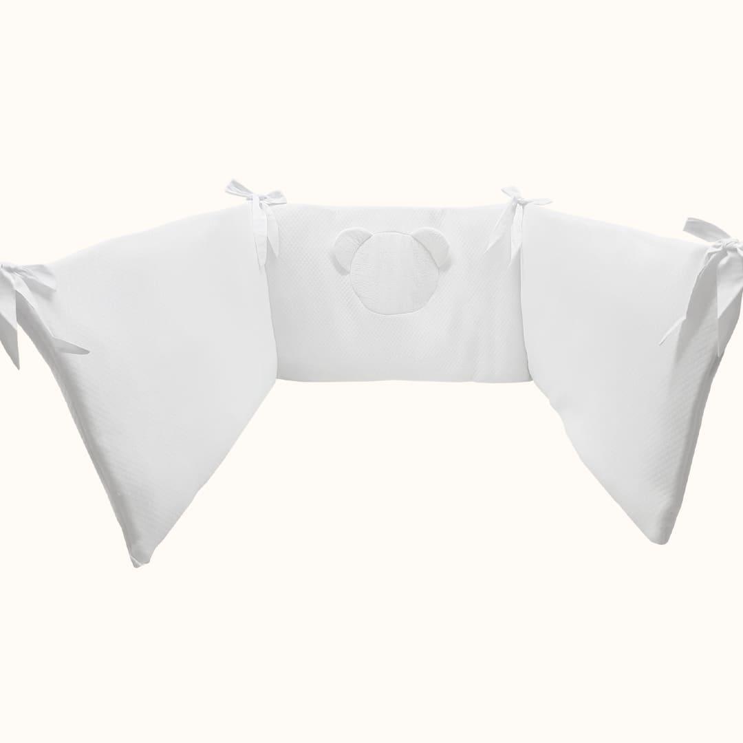 Conjunto Roupa de Berço Diamante Branco - Pim-Pam-Pum Baby