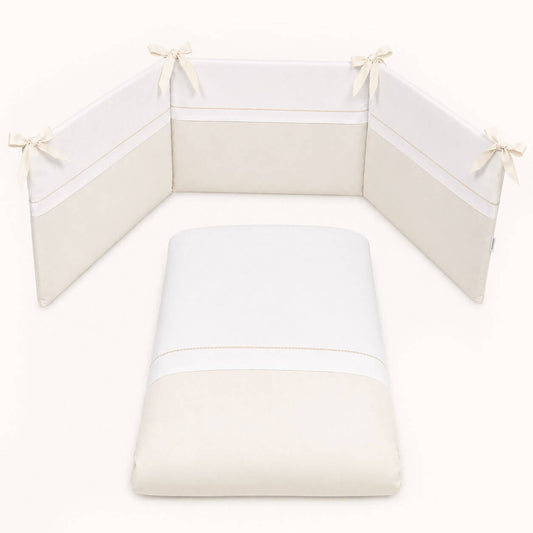 Sweet Beige Duvet and Protector