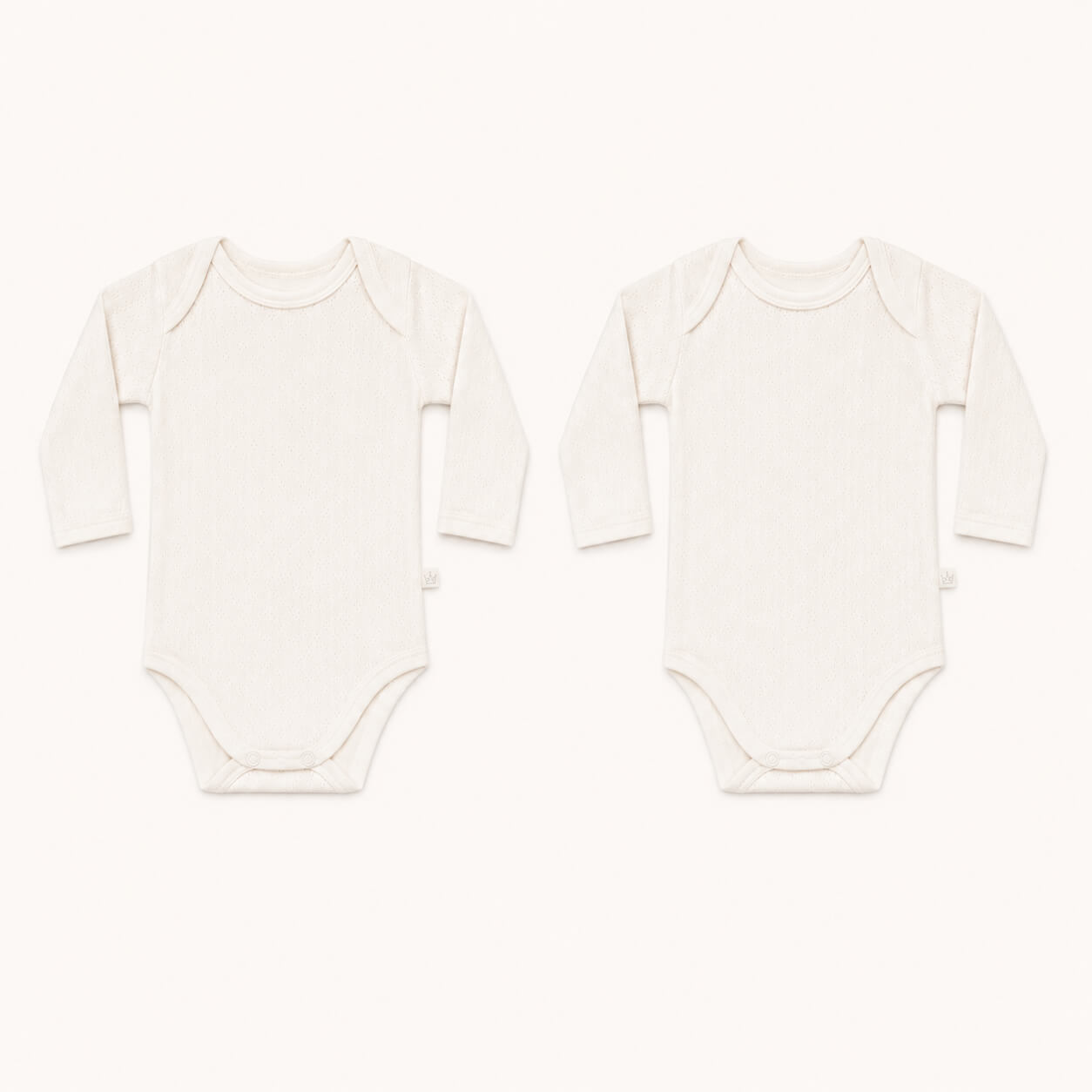 Conjunto de 4 Bodies Cava Americana Sweet Branco e Bege