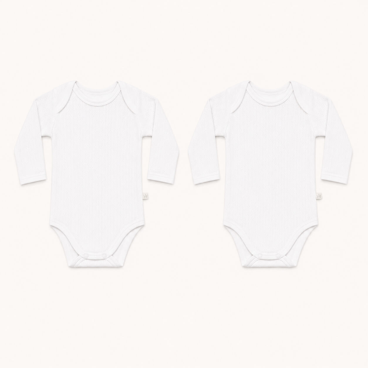 Conjunto de 4 Bodies Cava Americana Sweet Branco e Bege