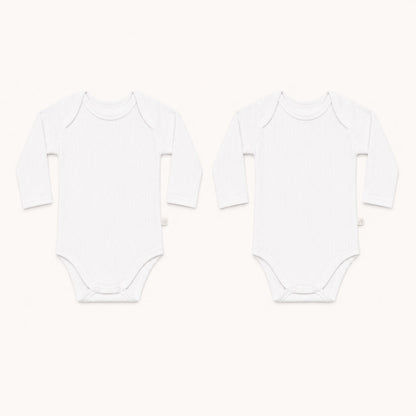 Conjunto de 4 Bodies Cava Americana Sweet Branco e Bege