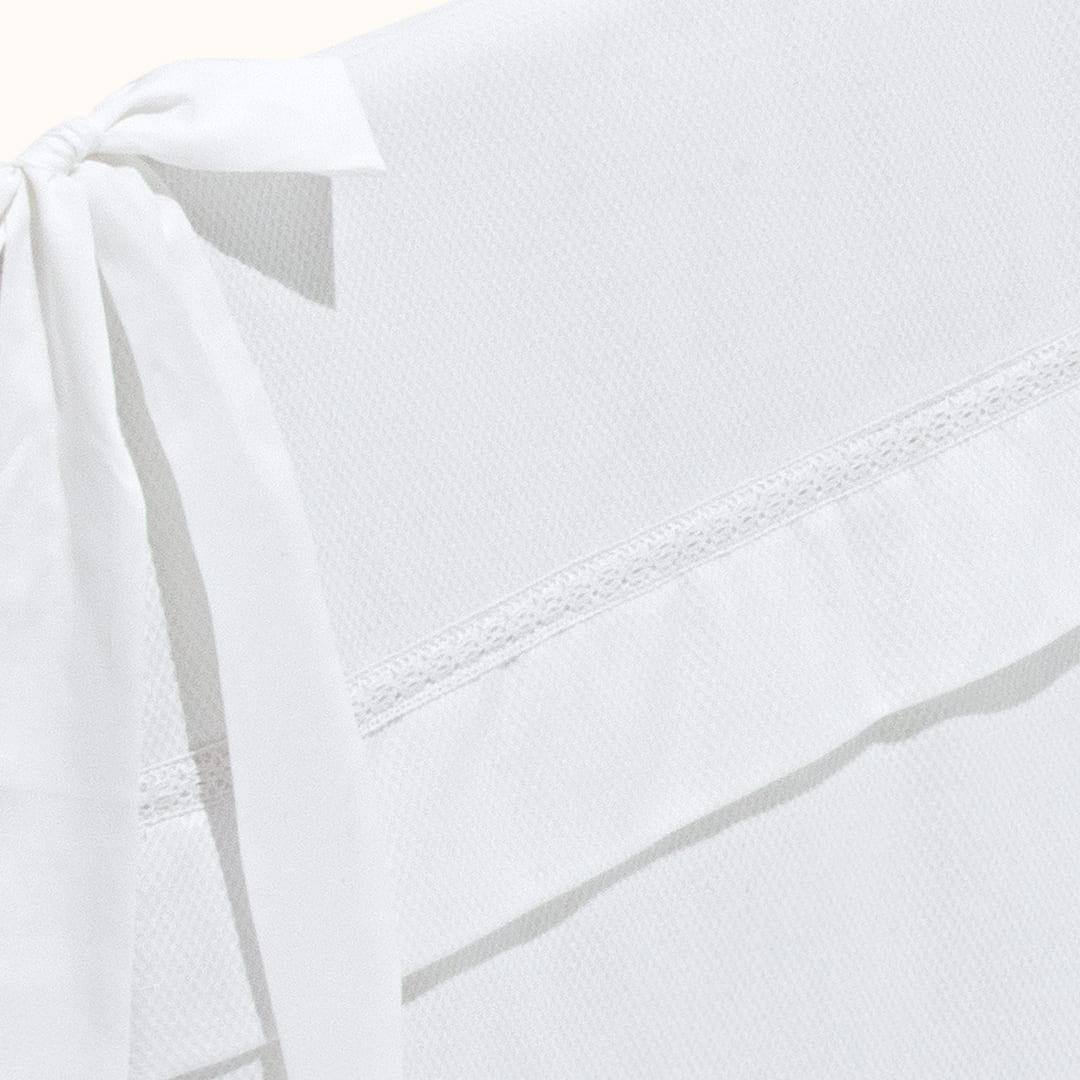 Edredão e Resguardo Candy Branco - Pim-Pam-Pum Baby