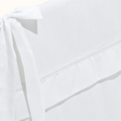 Edredão e Resguardo Candy Branco - Pim-Pam-Pum Baby