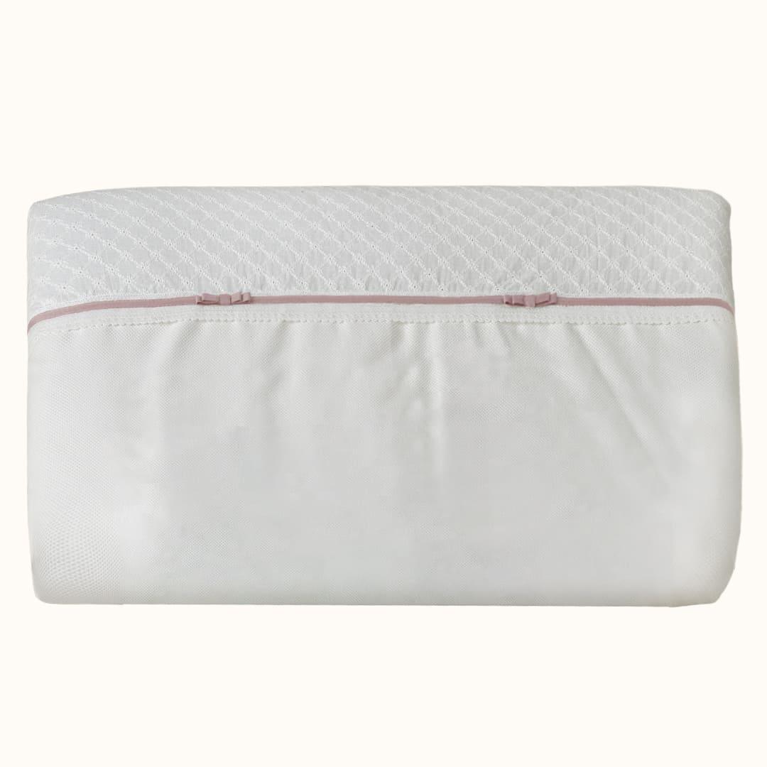 Edredão e Resguardo Romantic Bege Pérola Rosa Velho - Pim-Pam-Pum Baby