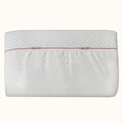 Edredão e Resguardo Romantic Bege Pérola Rosa Velho - Pim-Pam-Pum Baby