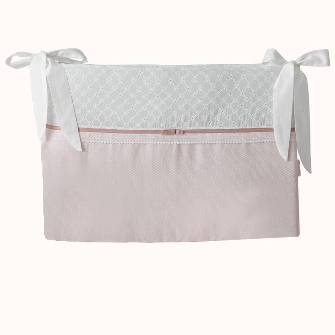 Edredão e Resguardo Romantic Rosa - Pim-Pam-Pum Baby