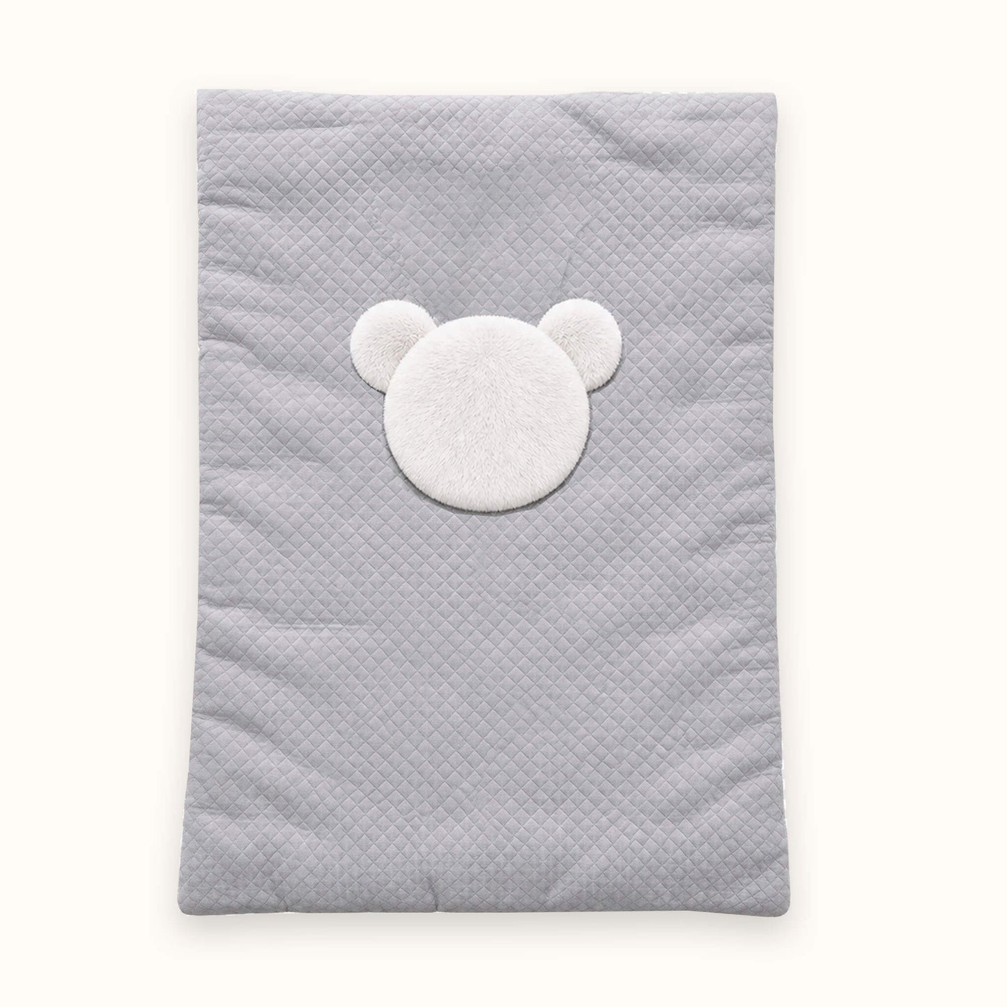 Gray Diamond Quilt and Protector