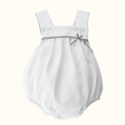 Fofo e Body de Gola Mimo Branco/Cinza - Pim-Pam-Pum Baby