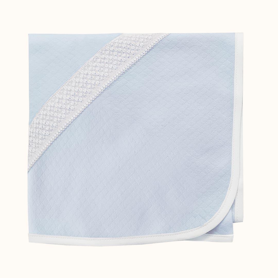 Fralda Malha 1 e 2 Mimos Azul - Pim-Pam-Pum Baby