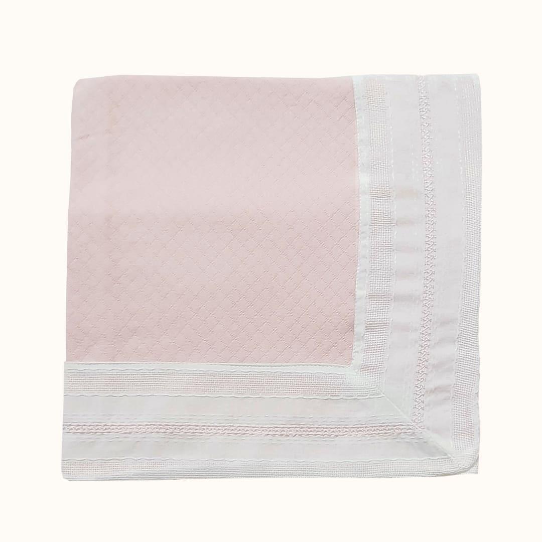 Fralda Malha 3 Mimos Rosa - Pim-Pam-Pum Baby