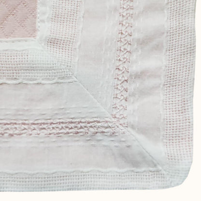 Fralda Malha 3 Mimos Rosa - Pim-Pam-Pum Baby