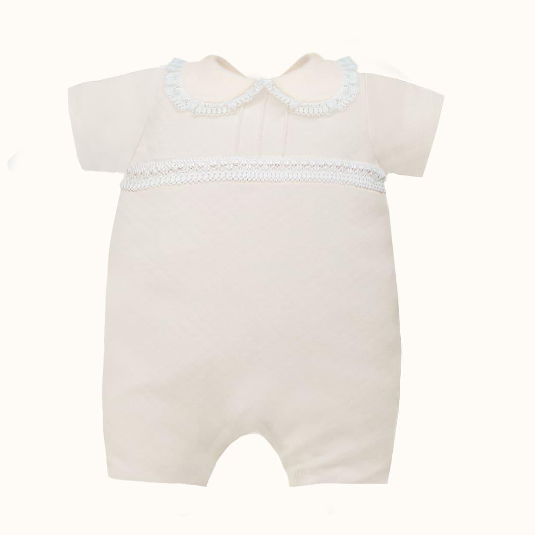 Macacão Mimos 2 Bege - Pim-Pam-Pum Baby