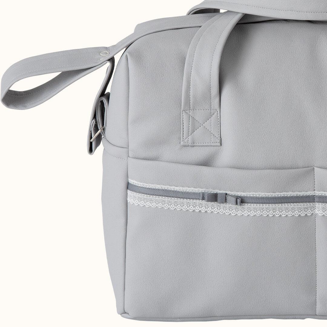 Mala Maternidade Romantic Cinza - Pim-Pam-Pum Baby