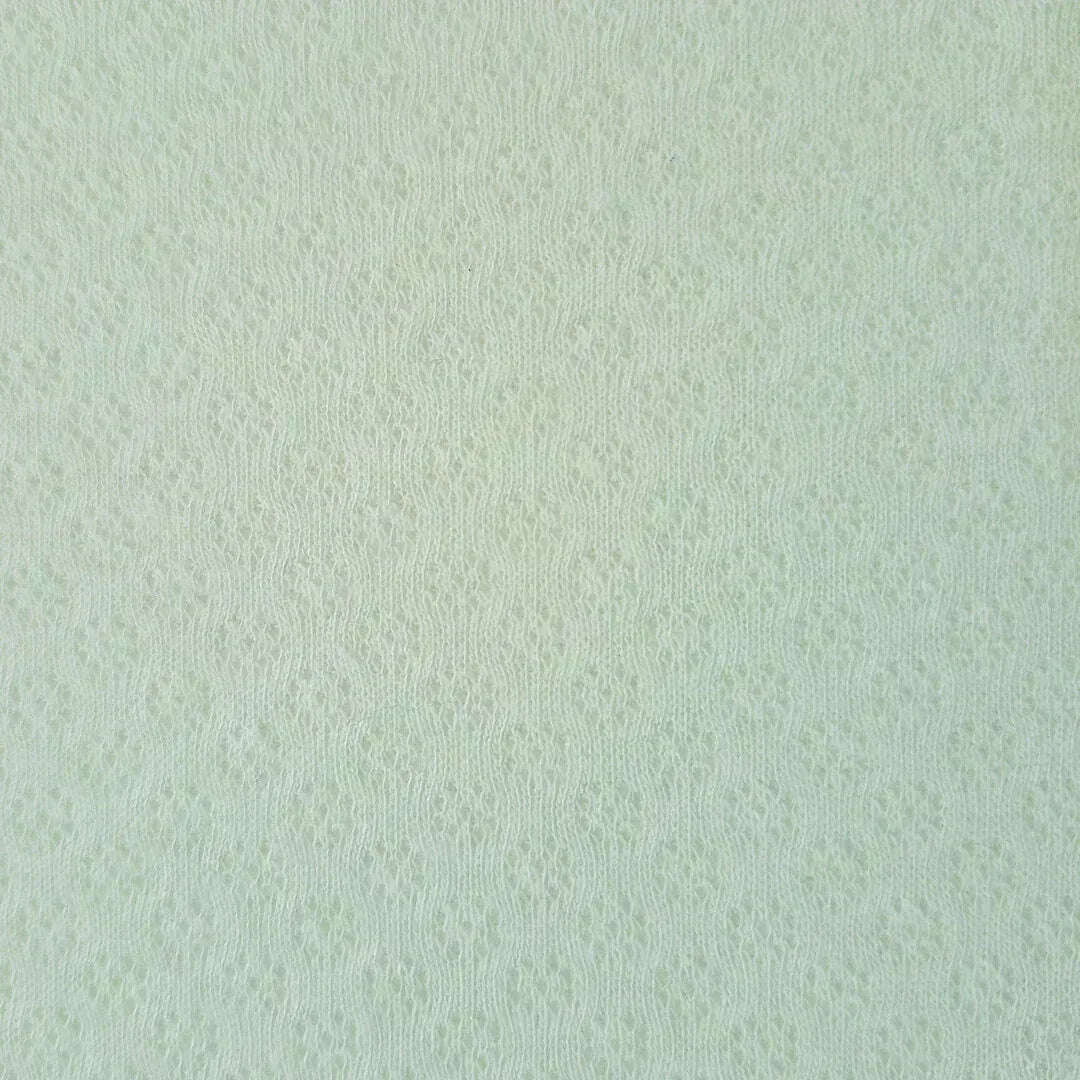 Pormenor da malha fantasia algodão verde