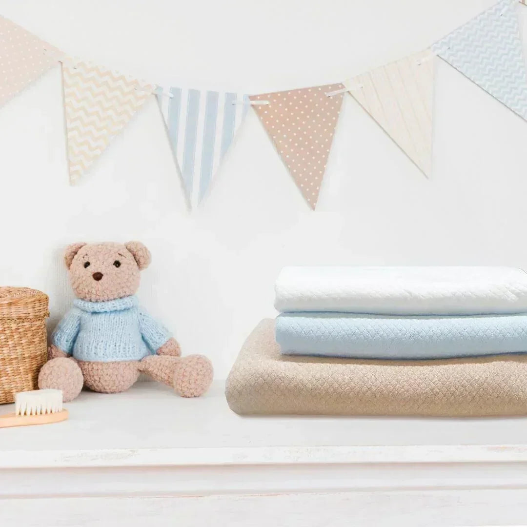 Manta e Cobertor Diamante Camel - Pim-Pam-Pum Baby