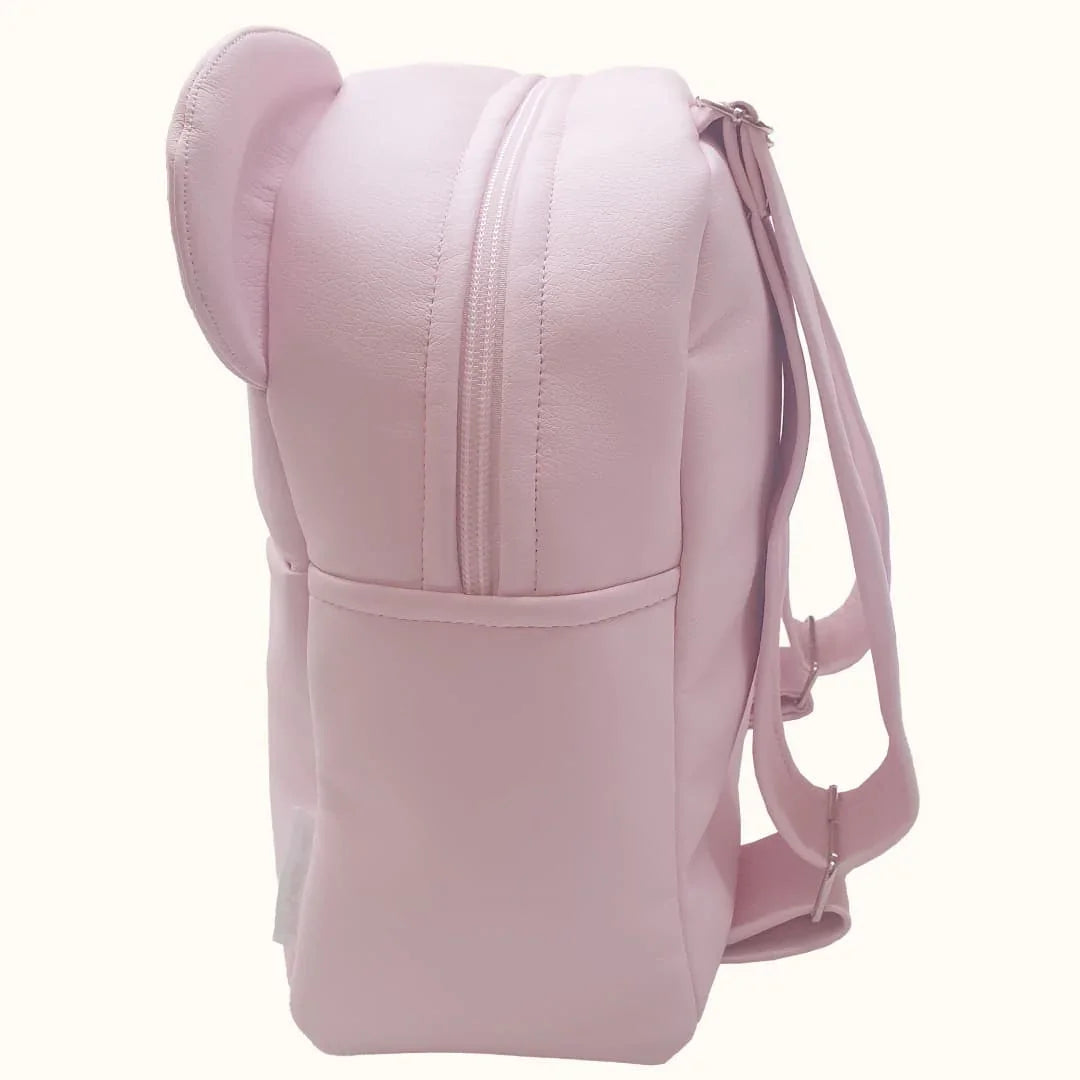 Mochila Criança Polipele Teddy Rosa - Pim-Pam-Pum Baby