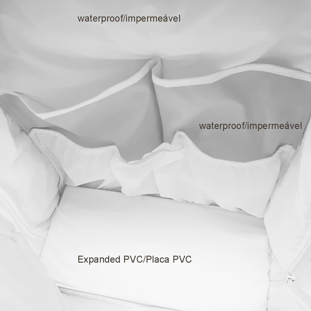 Mochila Maternidade Romantic Cinza - Pim-Pam-Pum Baby