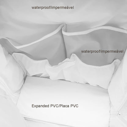 Mochila Maternidade Romantic Cinza - Pim-Pam-Pum Baby