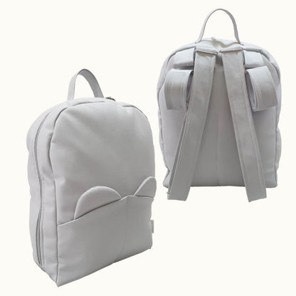 Mochila Maternidade Teddy Cinza - Pim-Pam-Pum Baby