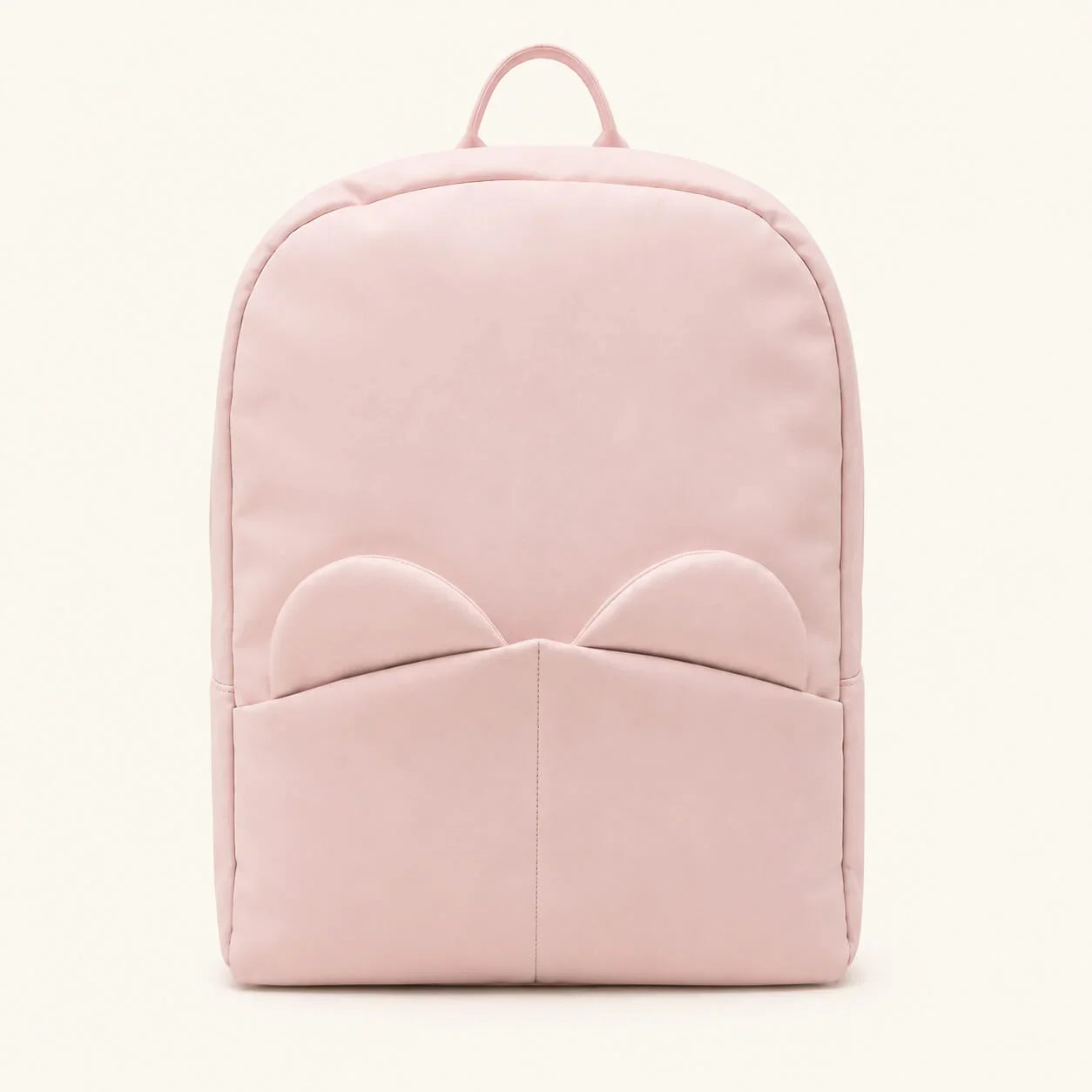 Mochila rosa bebé com design fofo e bolsos frontais, super pratica para levar a roupa do bebé para a maternidade e uso diário