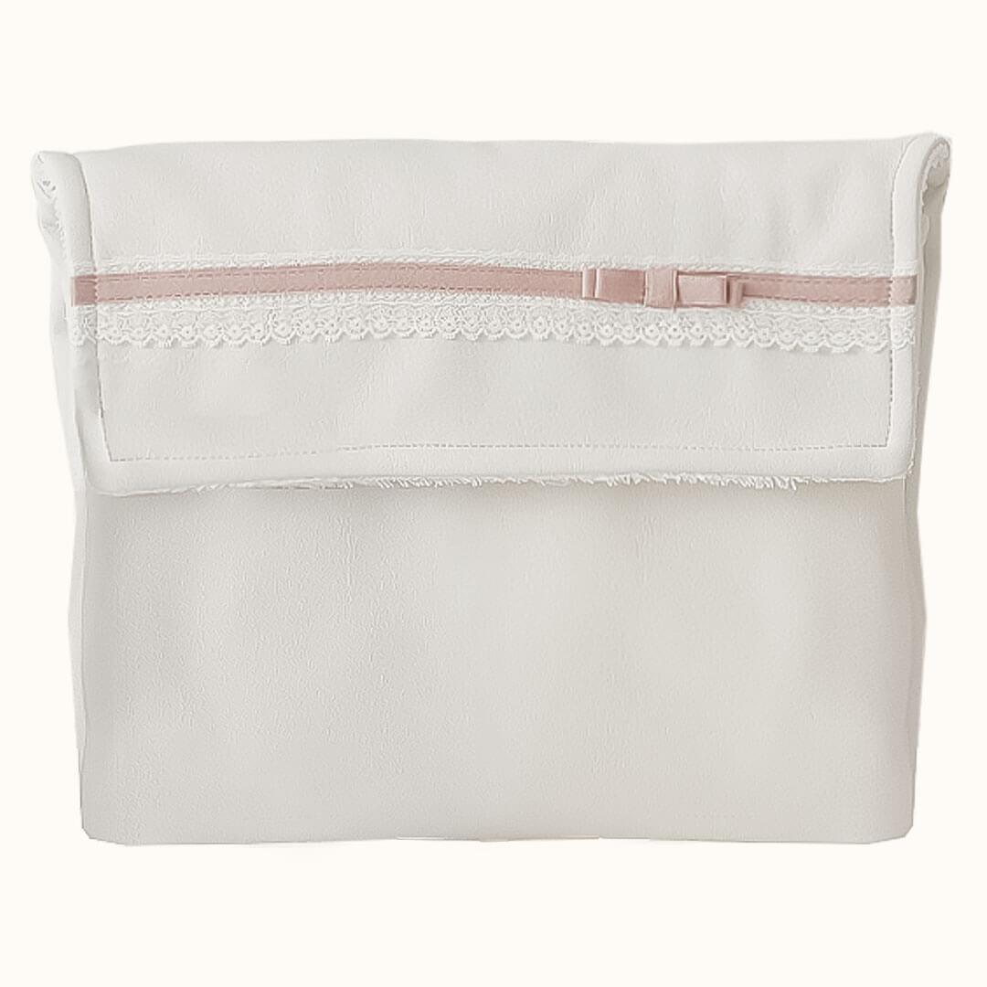 Muda Fraldas Romantic Bege/Rosa Velho - Pim-Pam-Pum Baby