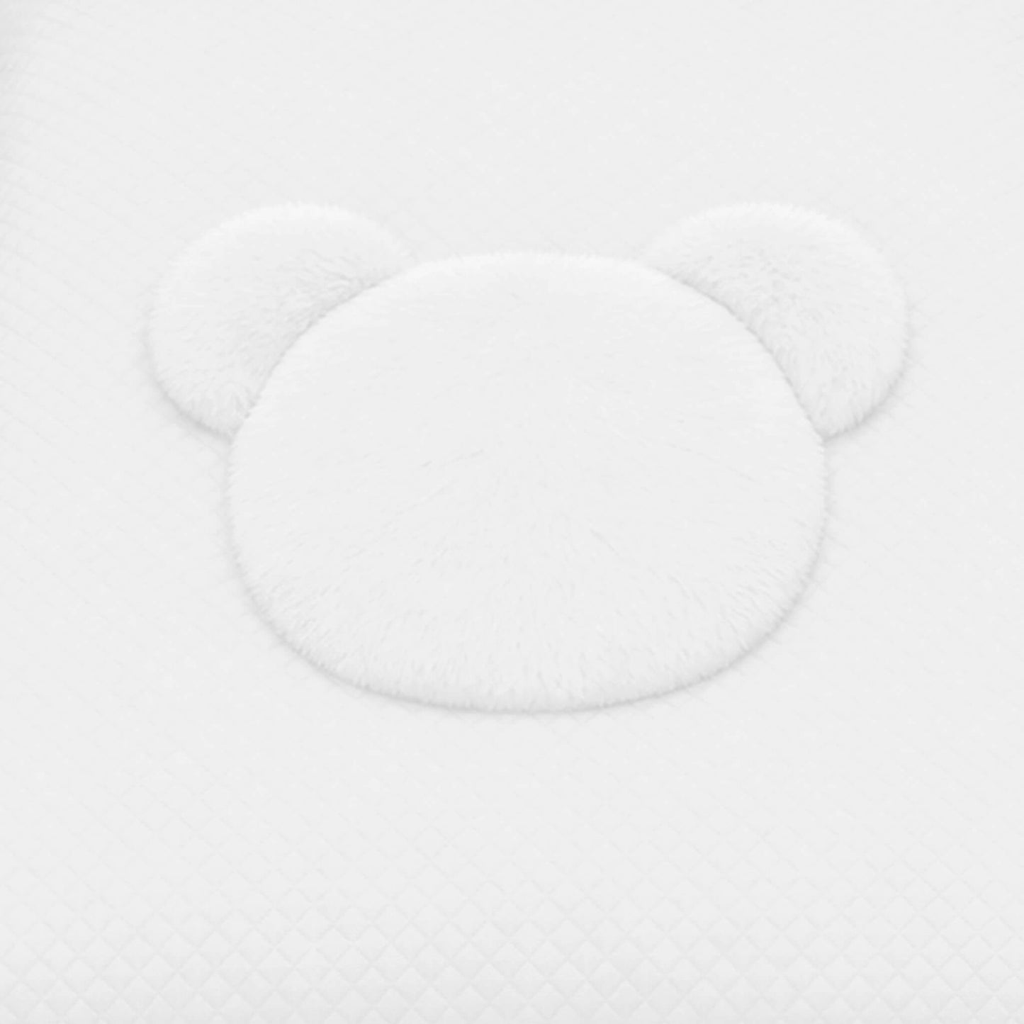 Conjunto de Berço Diamante Branco em 100% Algodão
