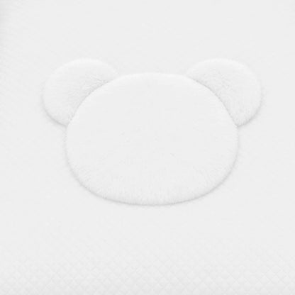 Conjunto de Berço Diamante Branco em 100% Algodão