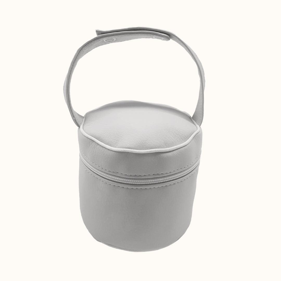 Porta Chupetas Teddy Cinza - Pim-Pam-Pum Baby