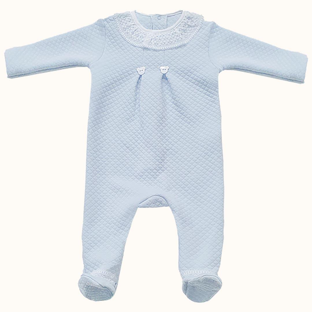 Primeira Roupa Mini Mimos 1 Azul - Pim-Pam-Pum Baby