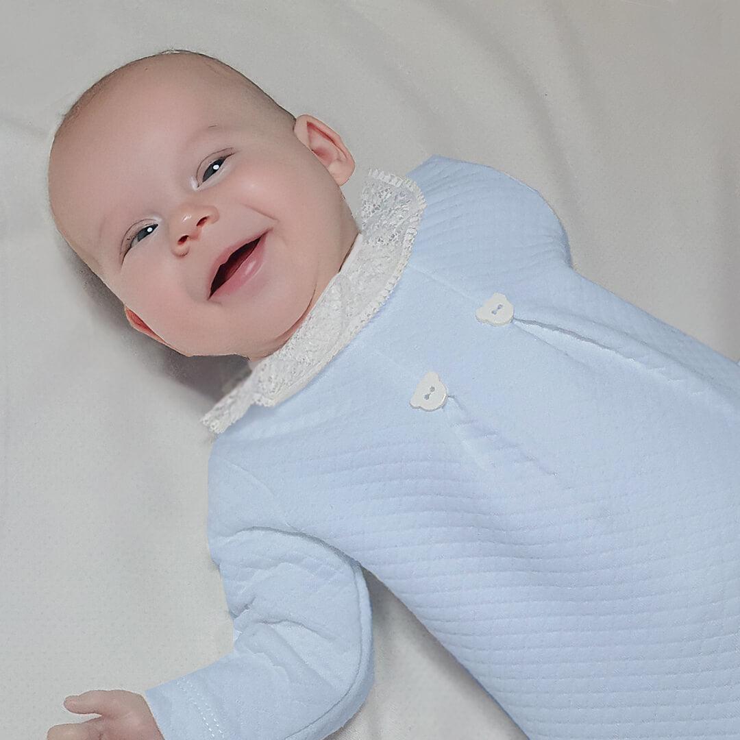 Primeira Roupa Mini Mimos 1 Azul - Pim-Pam-Pum Baby