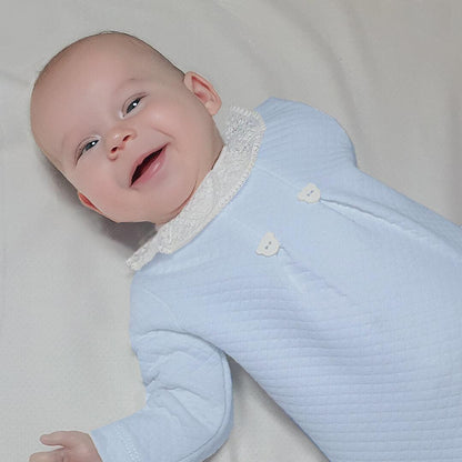 Primeira Roupa Mini Mimos 1 Azul - Pim-Pam-Pum Baby