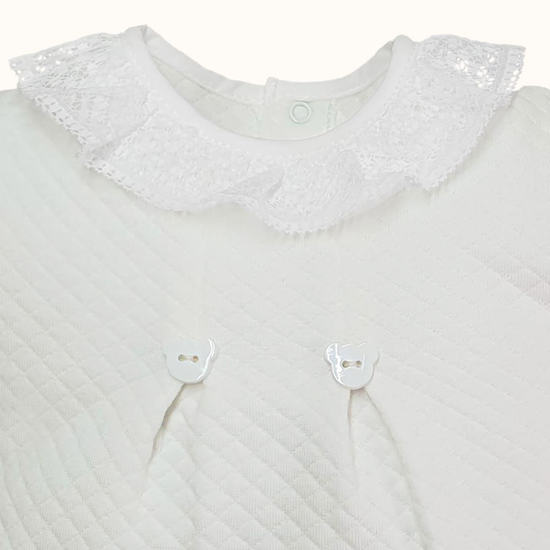 Primeira Roupa Mini Mimos 1 Bege - Pim-Pam-Pum Baby