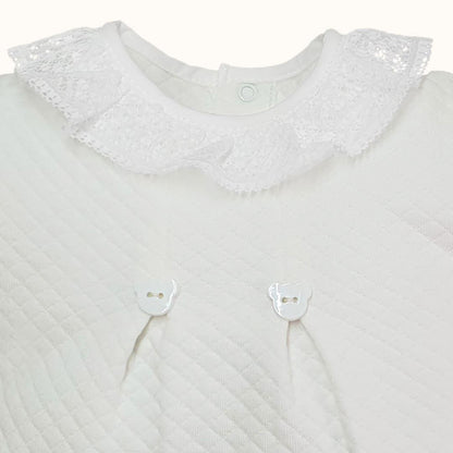 Primeira Roupa Mini Mimos 1 Bege - Pim-Pam-Pum Baby