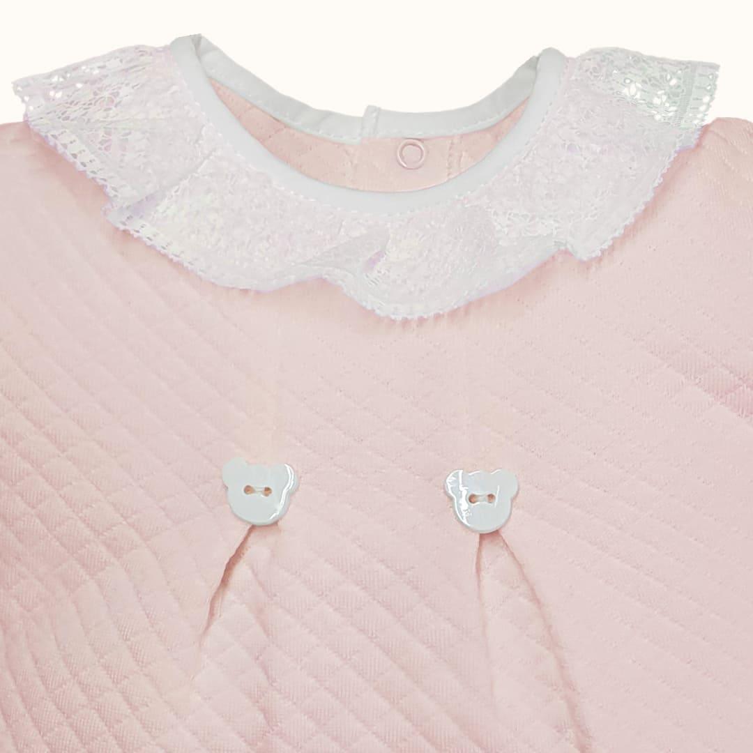 Primeira Roupa Mini Mimos 1 Rosa - Pim-Pam-Pum Baby