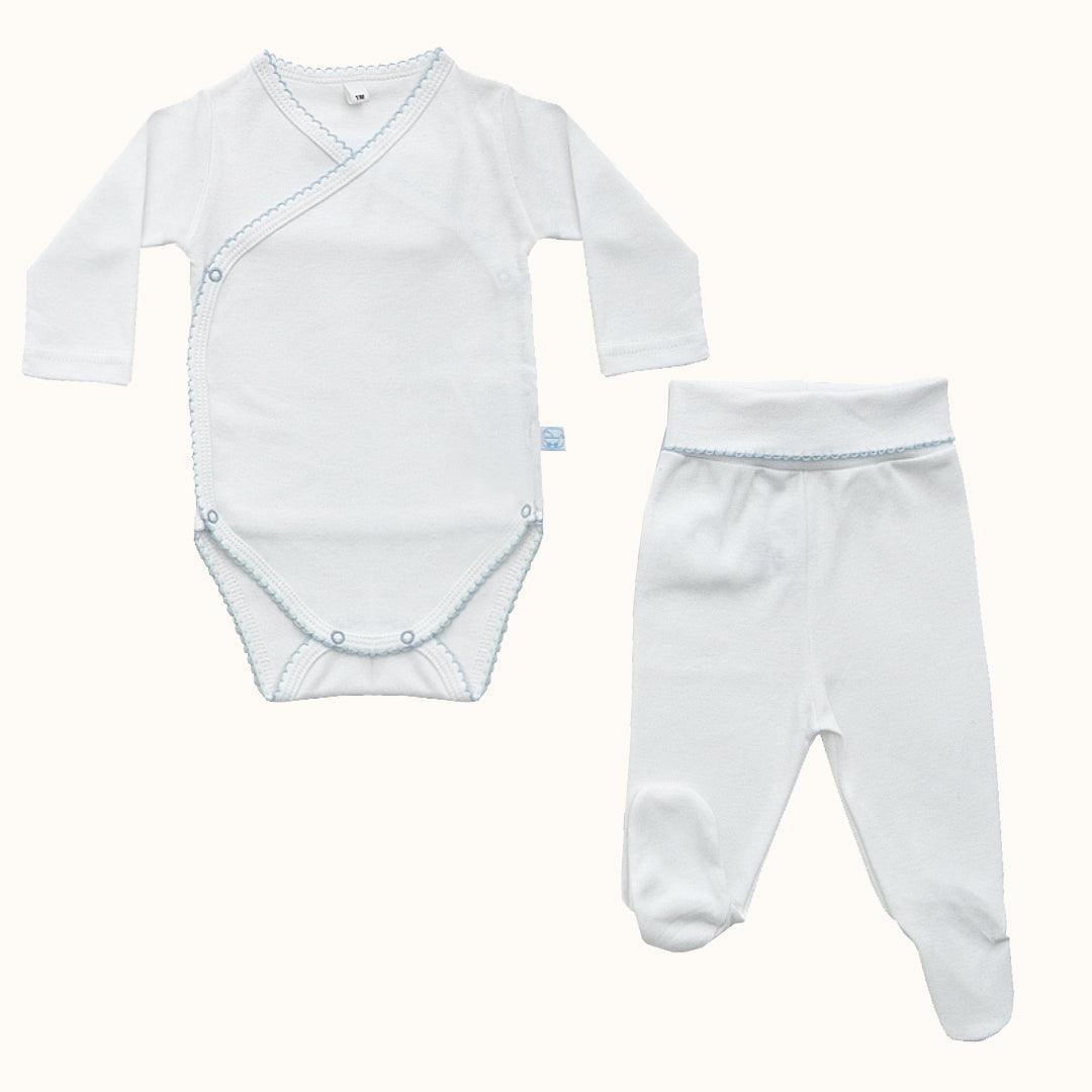 Primeira Roupa Mini Mimos 3 Azul - Pim-Pam-Pum Baby
