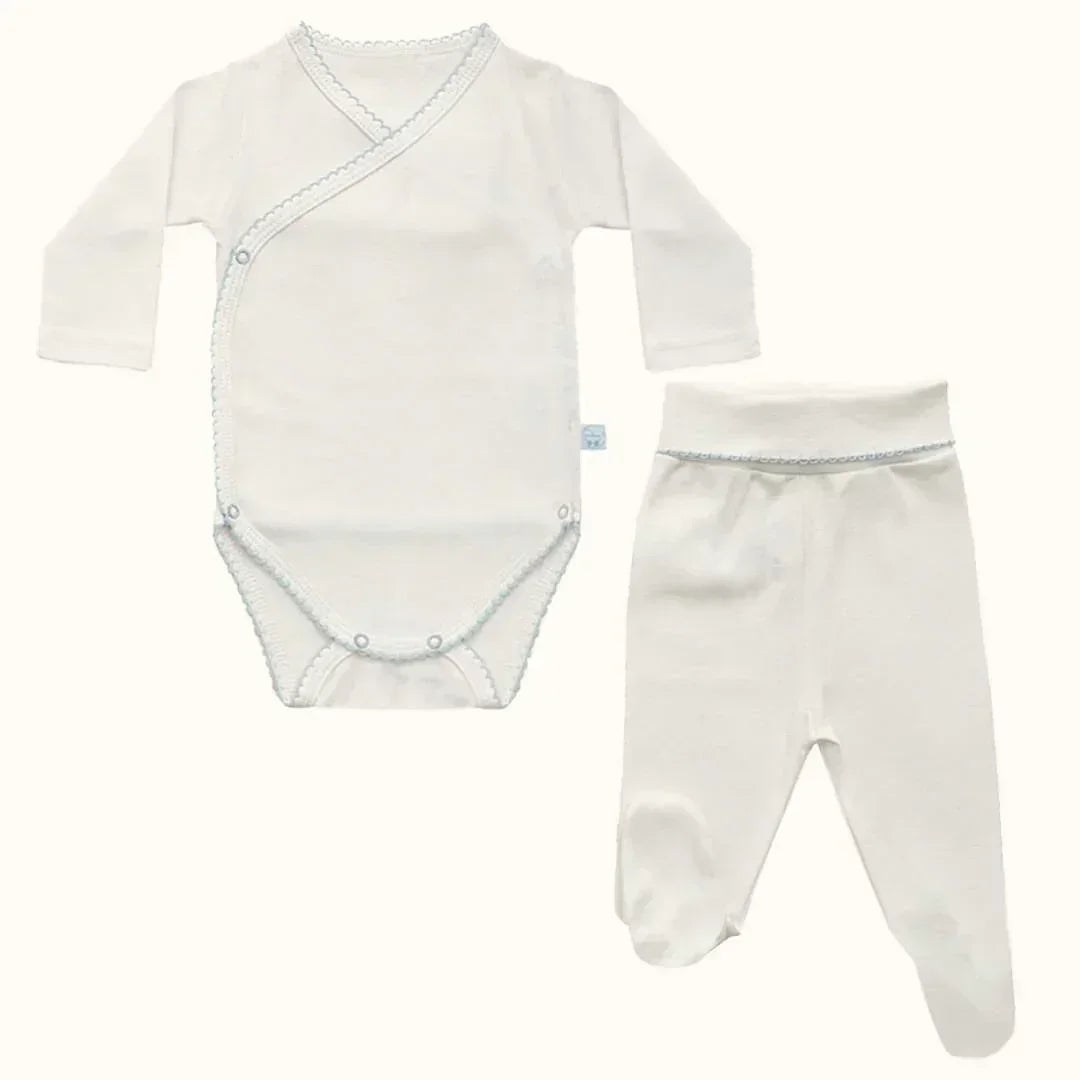 Primeira Roupa Mini Romantic 2 Azul - Pim-Pam-Pum Baby