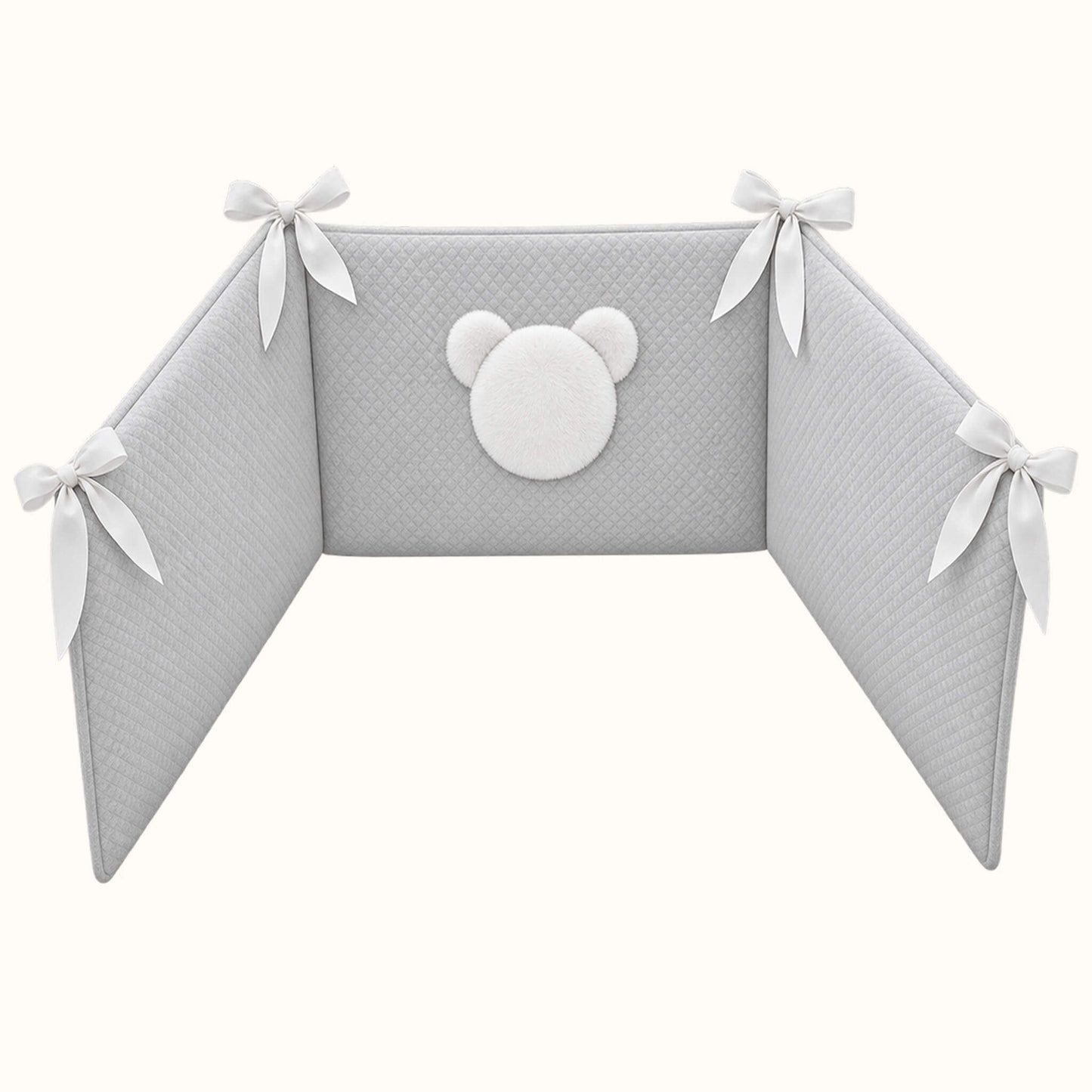 Gray Diamond Quilt and Protector