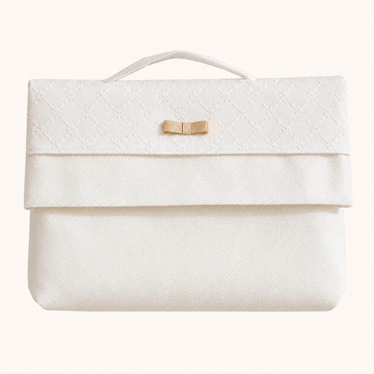Romantic 2 First Clothes Bag Beige