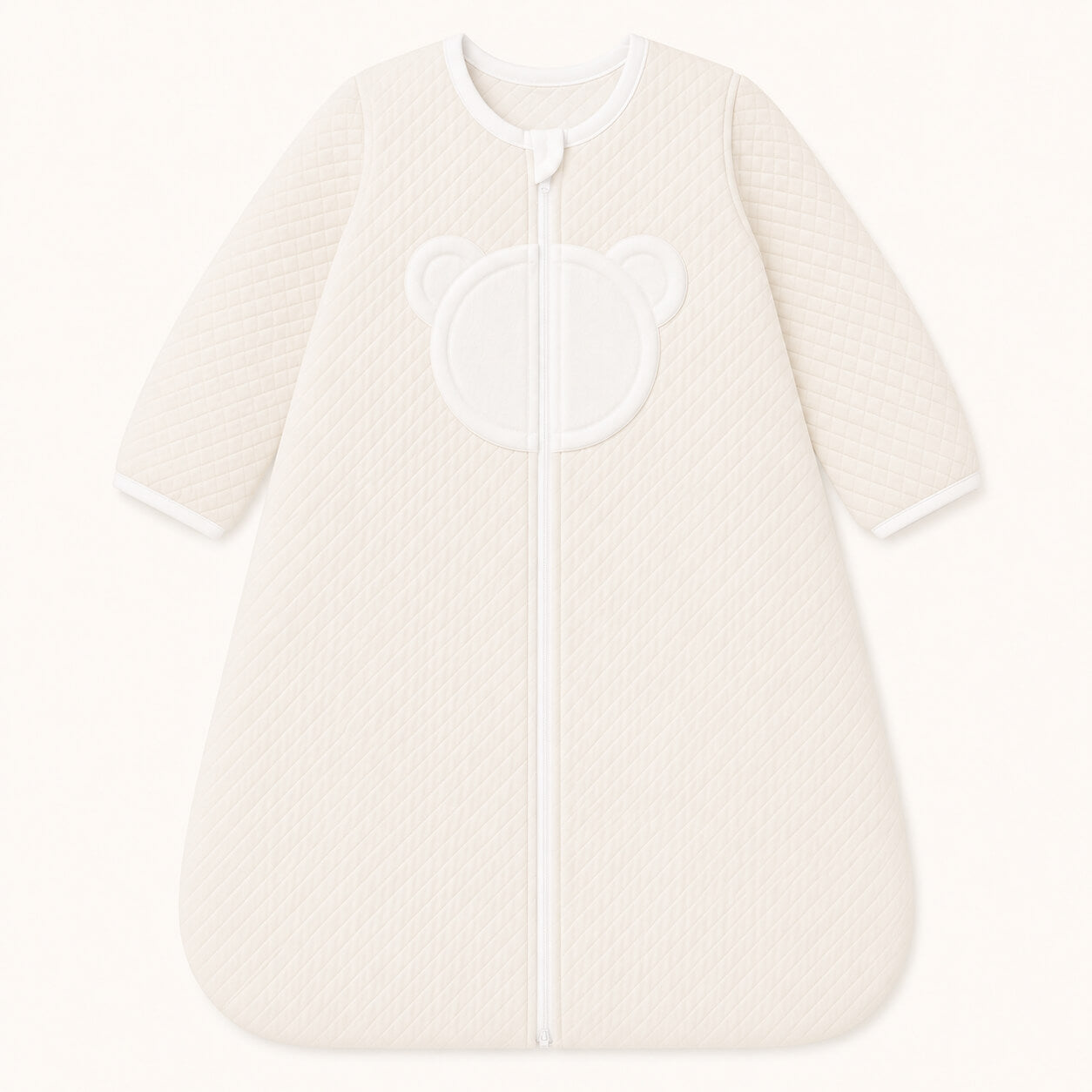 Saco de dormir para bebé com estampa de urso, ideal para recém-nascidos, confortável e quente