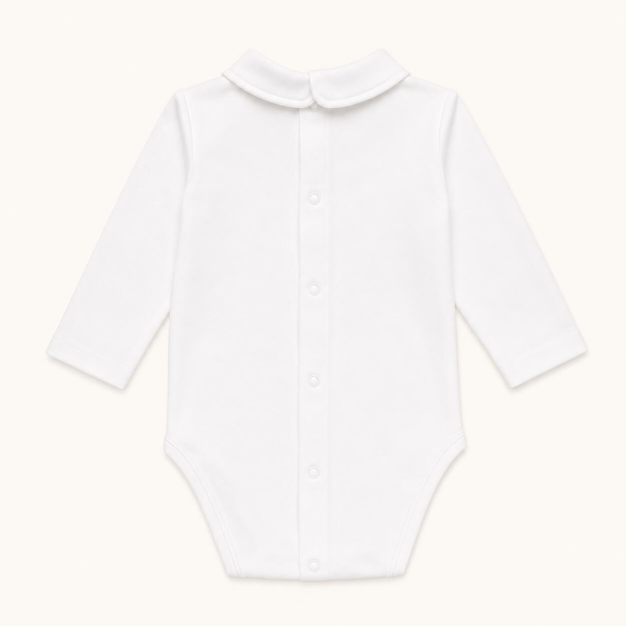 Body de Gola Redonda Bonny Verão Branco